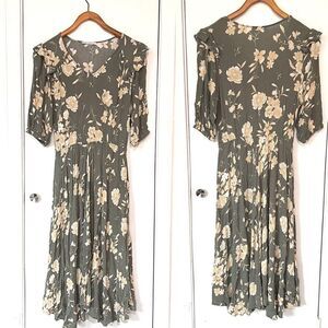 Calista Rayon Floral Dress 